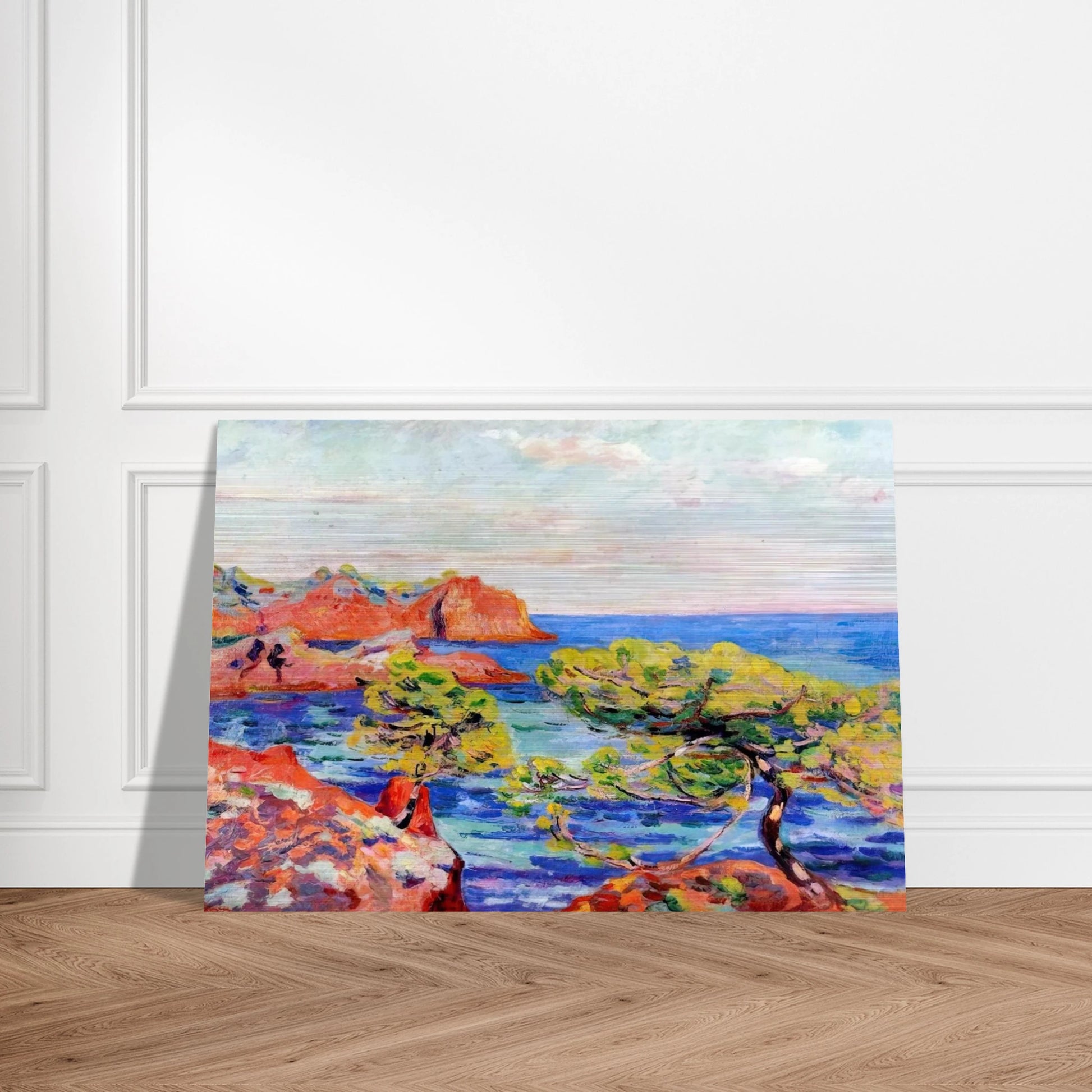 Le Trayas - 1907 - Armand Guillaumin Brushed Aluminum Print - 70x100 cm / 28x40 inches | Armand Guillaumin Aluminum Print | Armand Guillaumin Prints