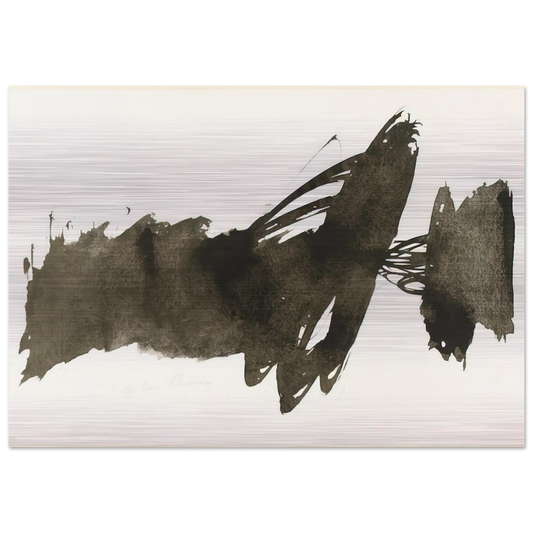 Untitled - 1950 - Julius Bissier Brushed Aluminum Print - 70x100 cm / 28x40 inches | Julius Bissier Aluminum Print | Julius Bissier Prints