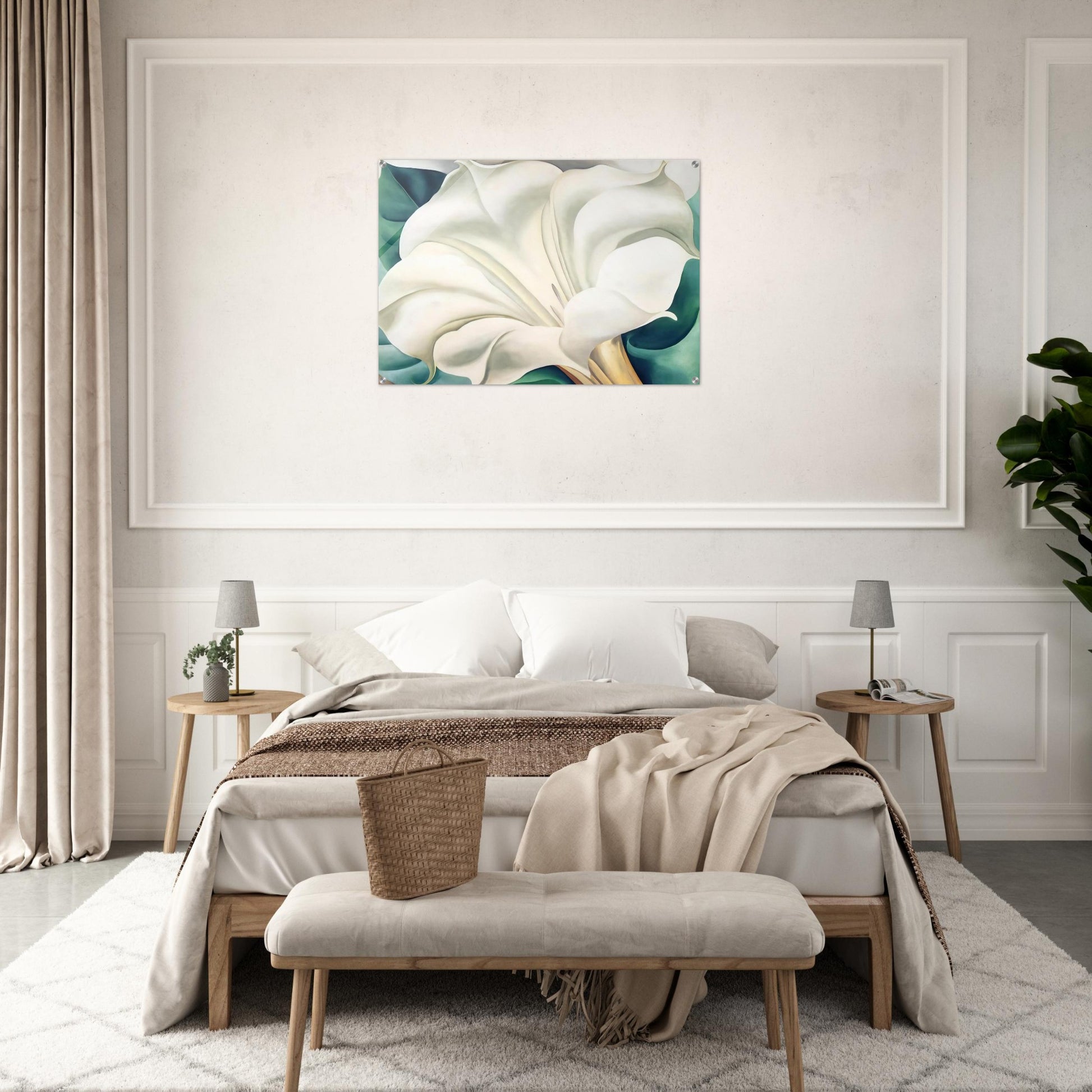 Jimson Weed 2 - Georgia O'Keeffe Acrylic Print - 70x100 cm / 28x40″ inches