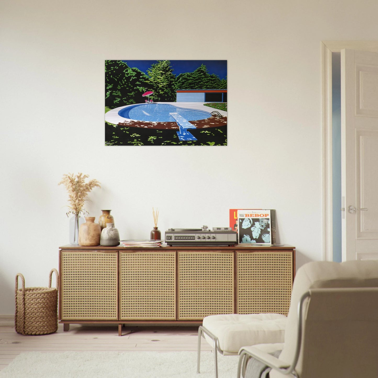 NIAGARA 07SH 944 - Hiroshi Nagai Brushed Aluminum Print - 70x100 cm / 28x40 inches | Hiroshi Nagai Aluminum Print | Hiroshi Nagai Prints
