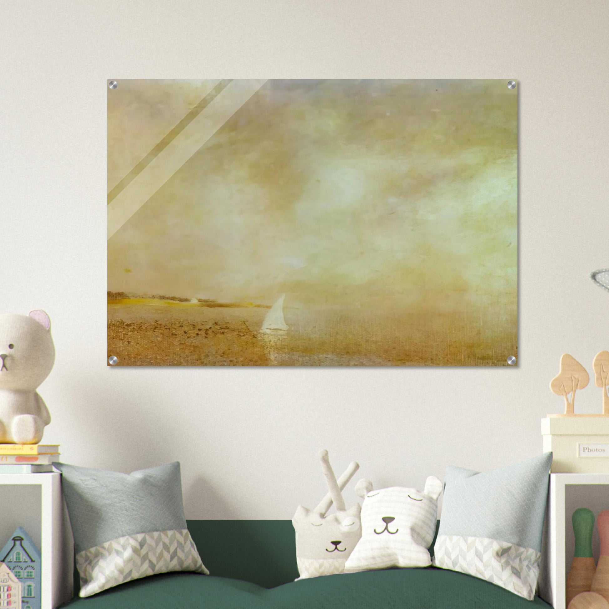 BAY OF CADAQUES - Salvador Dali Acrylic Print - 70x100 cm / 28x40″ inches | Salvador Dali Wall Art | Salvador Dali Prints