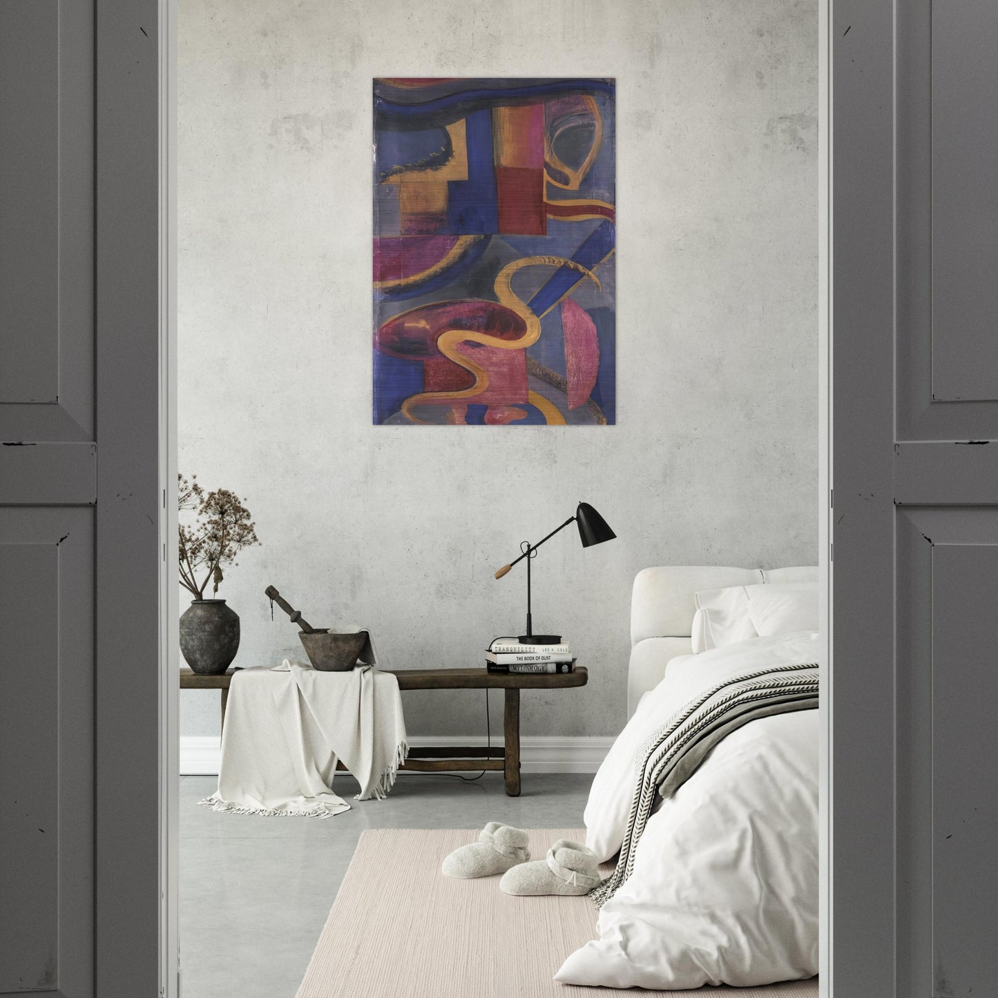 Composizione Dada - Abstract Art - Julius Evola Brushed Aluminum Print - 70x100 cm / 28x40 inches | Julius Evola Aluminum Print | Julius Evola Prints
