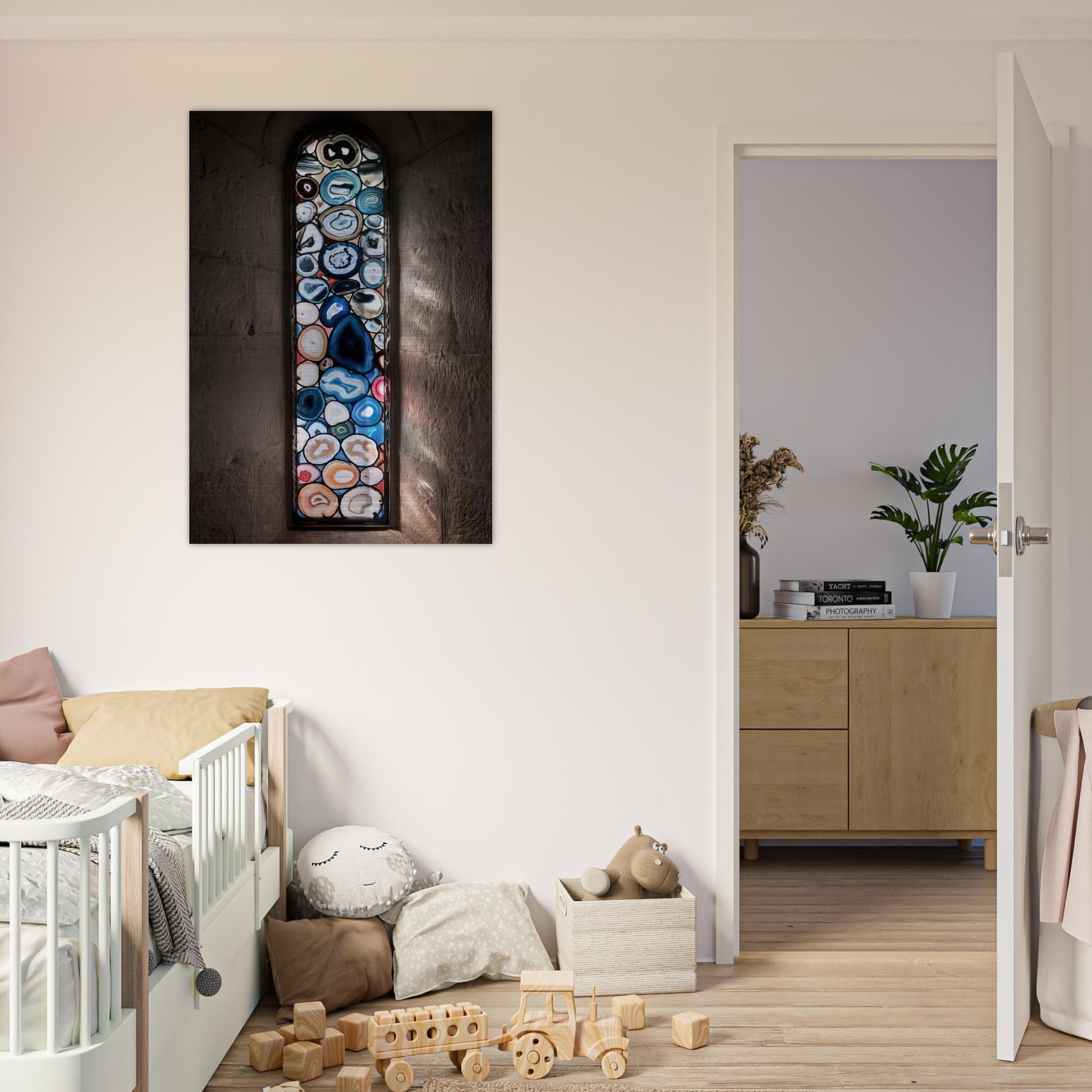 AHATFENSTER 2009 - Sigmar Polke Brushed Aluminum Print - 70x100 cm / 28x40 inches | Sigmar Polke Aluminum Print | Sigmar Polke Prints