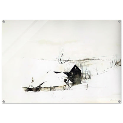 THE CORNER - Andrew Wyeth Acrylic Print - 70x100 cm / 28x40″ inches