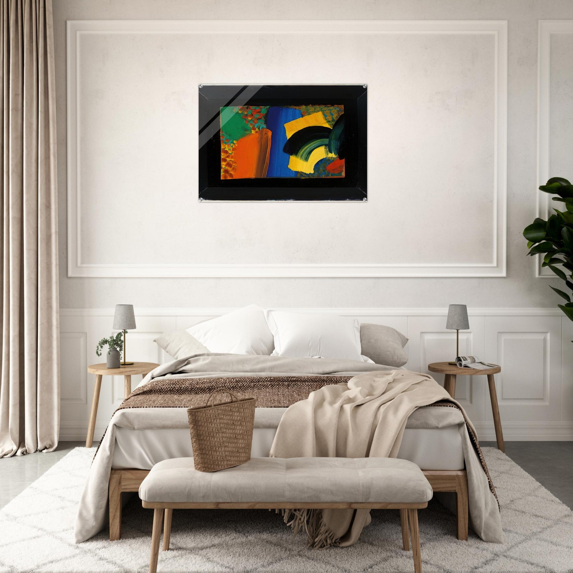 Patrick Caulfield in Italy - 1992 - Howard Hodgkin Acrylic Print - 70x100 cm / 28x40″ inches