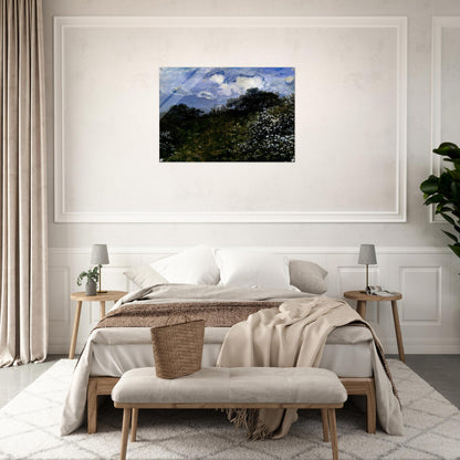 Spring - claude monet Acrylic Print - 70x100 cm / 28x40″ inches | claude monet Wall Art | claude monet Prints