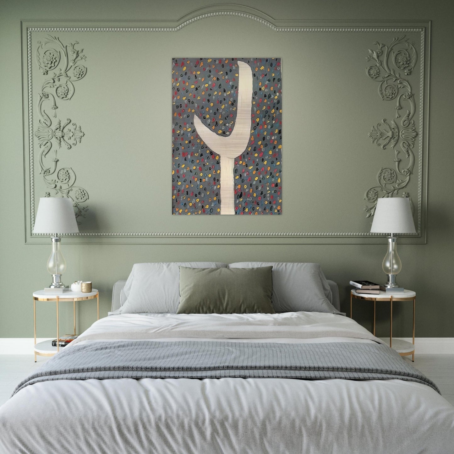 Tab Tied to the Moon Film - 1957 - Forrest Bess Brushed Aluminum Print - 70x100 cm / 28x40 inches | Forrest Bess Aluminum Print | Forrest Bess Prints