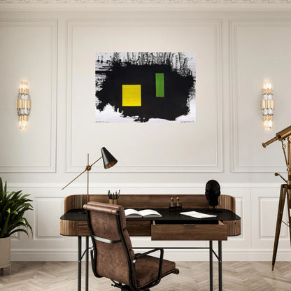To J.F.K. - A Thousand Roots Did Die With Thee - Hans Hofmann Brushed Aluminum Print - 70x100 cm / 28x40 inches | Hans Hofmann Aluminum Print | Hans Hofmann Prints