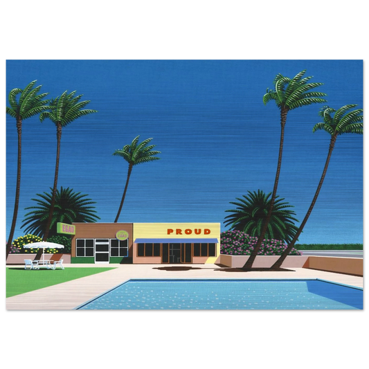 Proud Funk - Hiroshi Nagai Brushed Aluminum Print - 70x100 cm / 28x40 inches | Hiroshi Nagai Aluminum Print | Hiroshi Nagai Prints