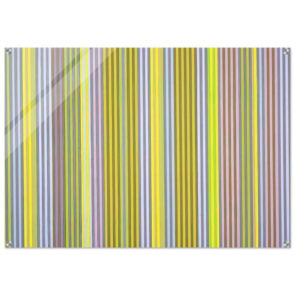 Black Popcorn - 1969 - Gene Davis Acrylic Print - 70x100 cm / 28x40″ inches