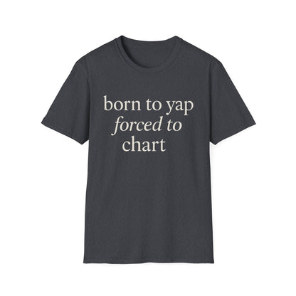Geboren om te Blaffen Verplicht om Kaarten te Maken Shirt, Grappige Verpleegstersshirt voor Zorgmedewerkers, Medische Humor Cadeau voor Verpleegkundigen, Verpleegkundige T-shirt