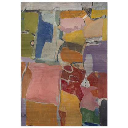 Urbana - Richard Diebenkorn Brushed Aluminum Print - 70x100 cm / 28x40 inches | Richard Diebenkorn Aluminum Print | Richard Diebenkorn Prints