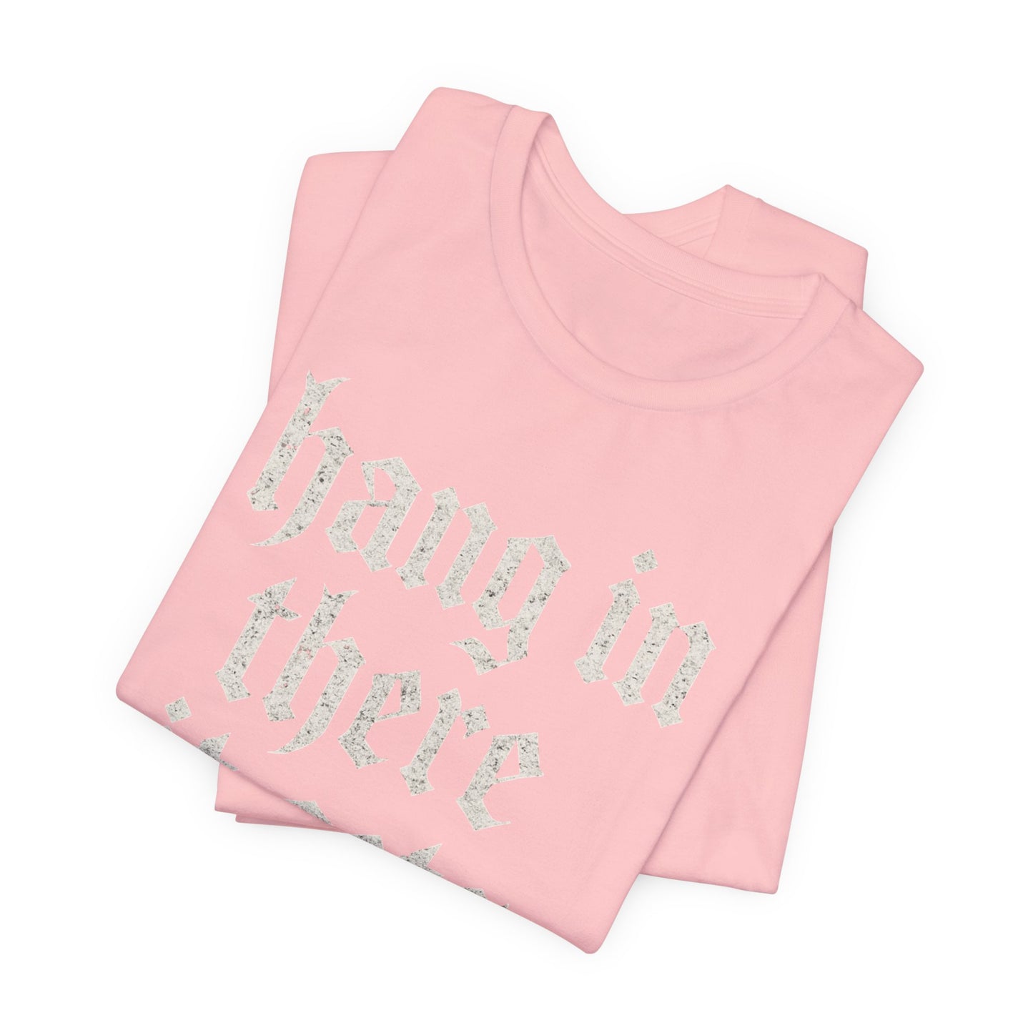 donker humor Blijf daar maar Hang in, het wordt nog erger Grappige sarcastische quote T-shirt grafisch grappig