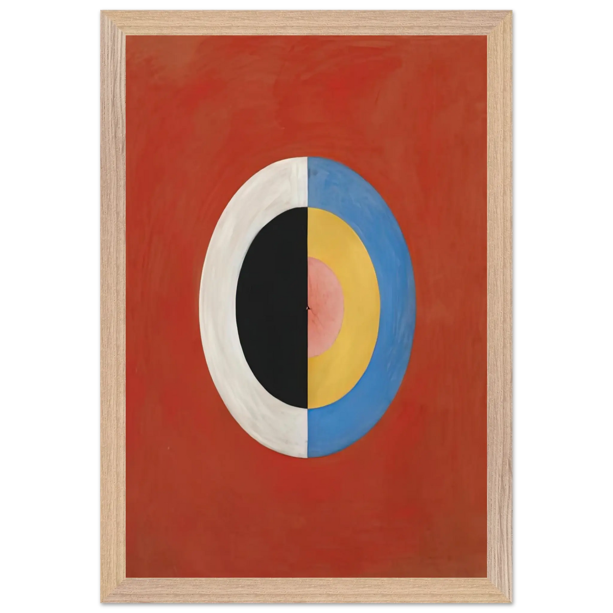 Hilma af Klint - THE SWAN NO 17 1915 0 Wall art - 28x43  cm / XL (11x17 Inches) - Fine Art Poster - -