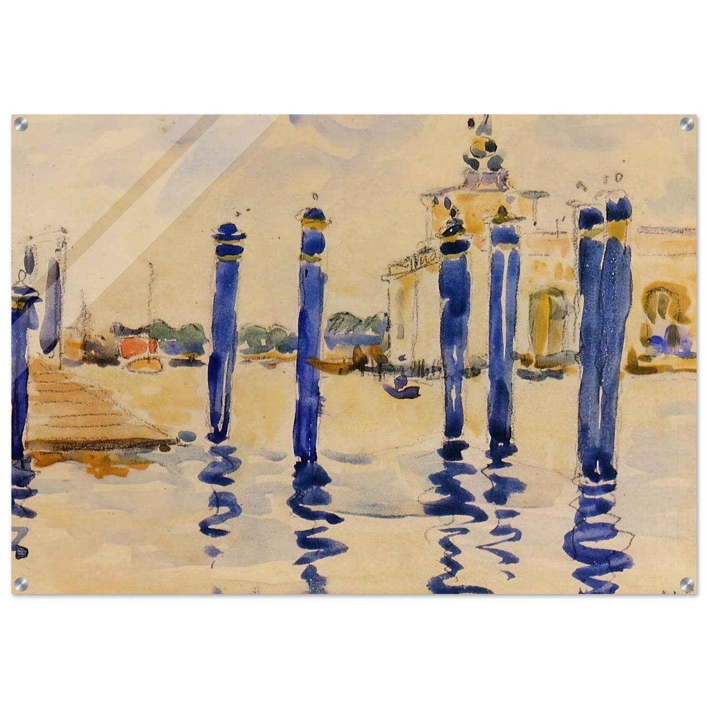 La Donana, Venice - Henri-Edmond Cross Acrylic Print - 70x100 cm / 28x40″ inches | Henri-Edmond Cross Wall Art | Henri-Edmond Cross Prints