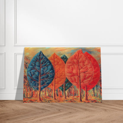 THE FIRE 1943 - Rene Magritte Brushed Aluminum Print - 70x100 cm / 28x40 inches | Rene Magritte Aluminum Print | Rene Magritte Prints