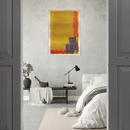 View - 1979 - John Hoyland Brushed Aluminum Print - 70x100 cm / 28x40 inches | John Hoyland Aluminum Print | John Hoyland Prints
