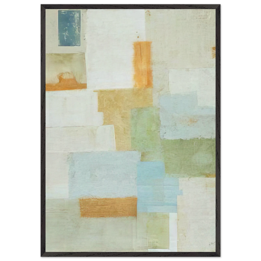Number 652 - Abstract Expressionism - Anne Ryan 70x100 cm / 28x40 inches Framed Art Print – Black Wooden Frame
