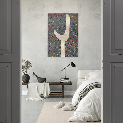 Tab Tied to the Moon Film - 1957 - Forrest Bess Brushed Aluminum Print - 70x100 cm / 28x40 inches | Forrest Bess Aluminum Print | Forrest Bess Prints