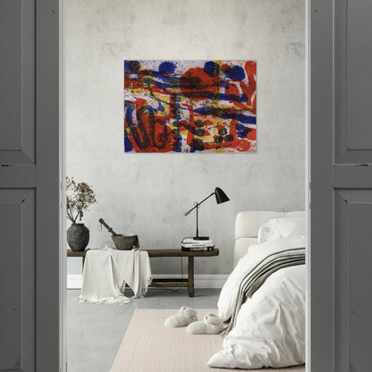 Untitled From The Brushwork Series - 1999 - Patrick Heron Brushed Aluminum Print - 70x100 cm / 28x40 inches | Patrick Heron Aluminum Print | Patrick Heron Prints