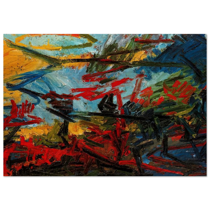 BACCHUS AND ARIADNE - Frank Auerbach Brushed Aluminum Print - 70x100 cm / 28x40 inches | Frank Auerbach Aluminum Print | Frank Auerbach Prints