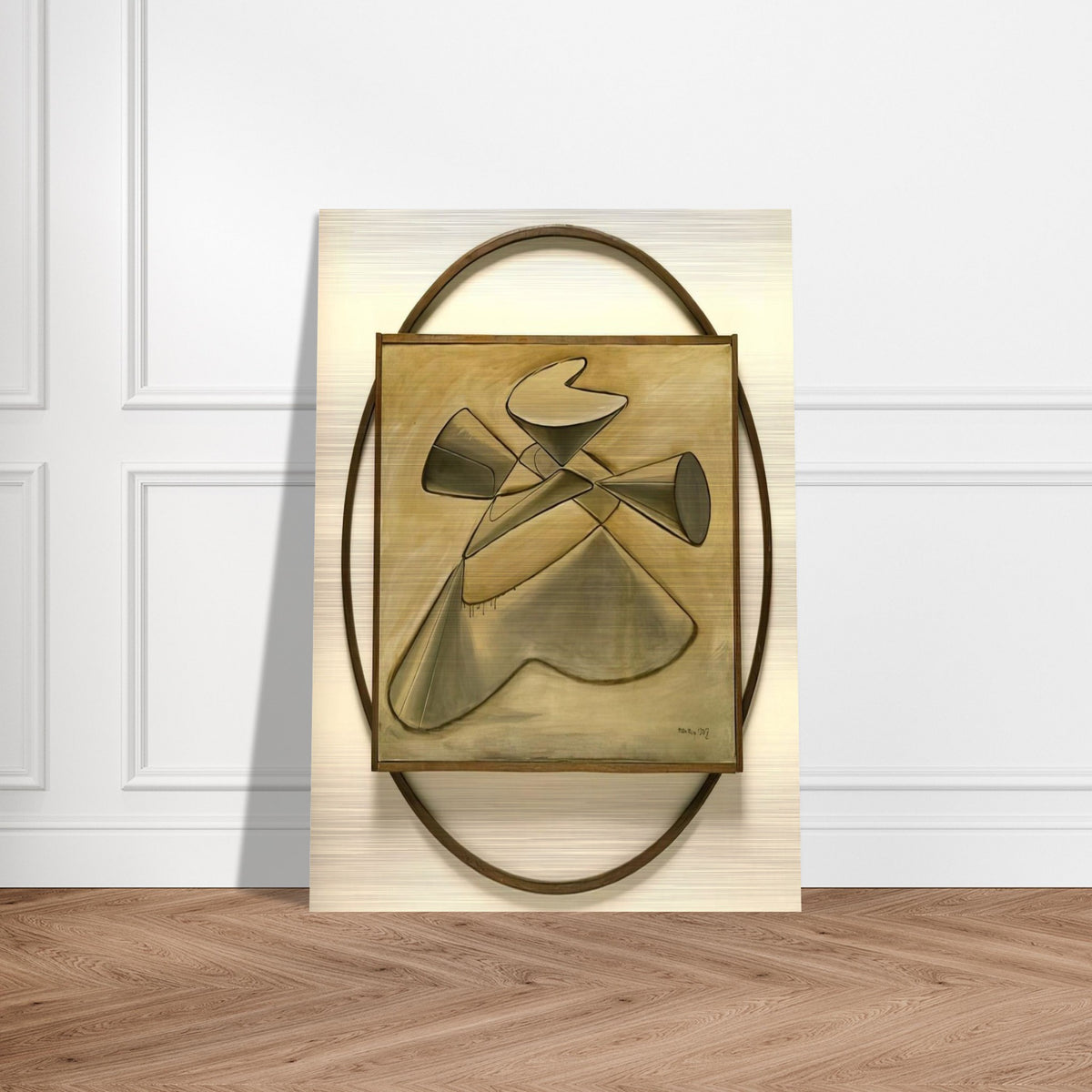 SHAKESPEAREAN EQUATION KING LEAR - Man Ray Brushed Aluminum Print - 70x100 cm / 28x40 inches | Man Ray Aluminum Print | Man Ray Prints