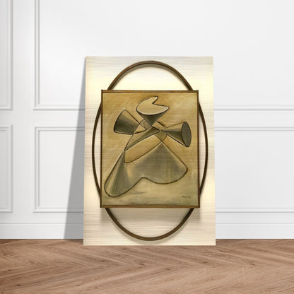 SHAKESPEAREAN EQUATION KING LEAR - Man Ray Brushed Aluminum Print - 70x100 cm / 28x40 inches | Man Ray Aluminum Print | Man Ray Prints