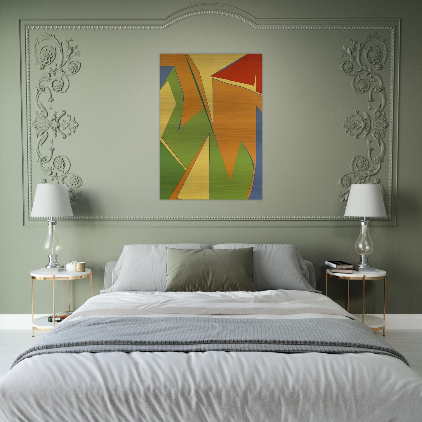 Jaune - Fernand Leduc Brushed Aluminum Print - 70x100 cm / 28x40 inches | Fernand Leduc Aluminum Print | Fernand Leduc Prints