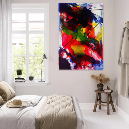 Amadeus - Abstract Expressionism, Lyrical Abstraction - Paul Jenkins Art Prints - 100x150 cm / 40x60″ inches | Paul Jenkins Poster | Paul Jenkins Prints