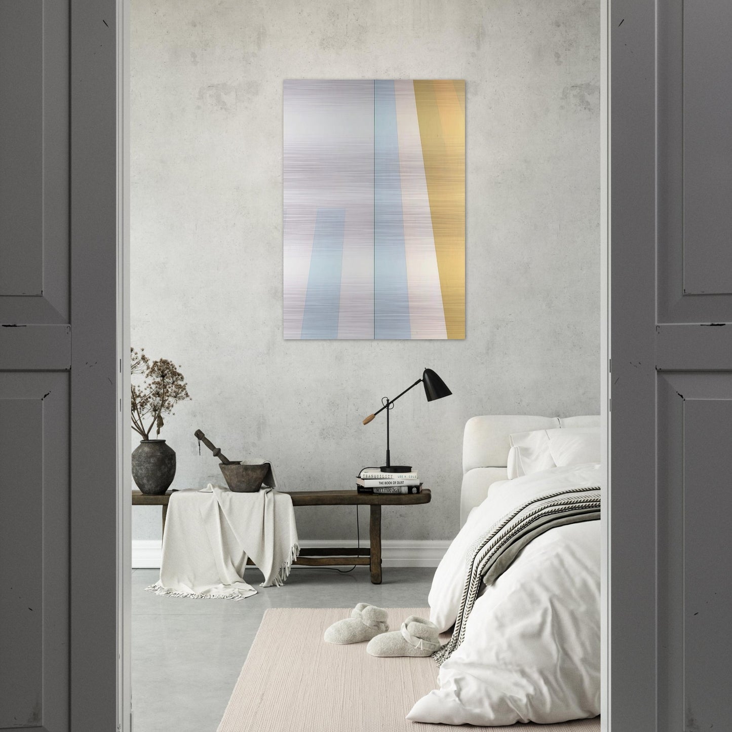 Diet - Minimalism - Mark Lancaster Brushed Aluminum Print - 70x100 cm / 28x40 inches | Mark Lancaster Aluminum Print | Mark Lancaster Prints