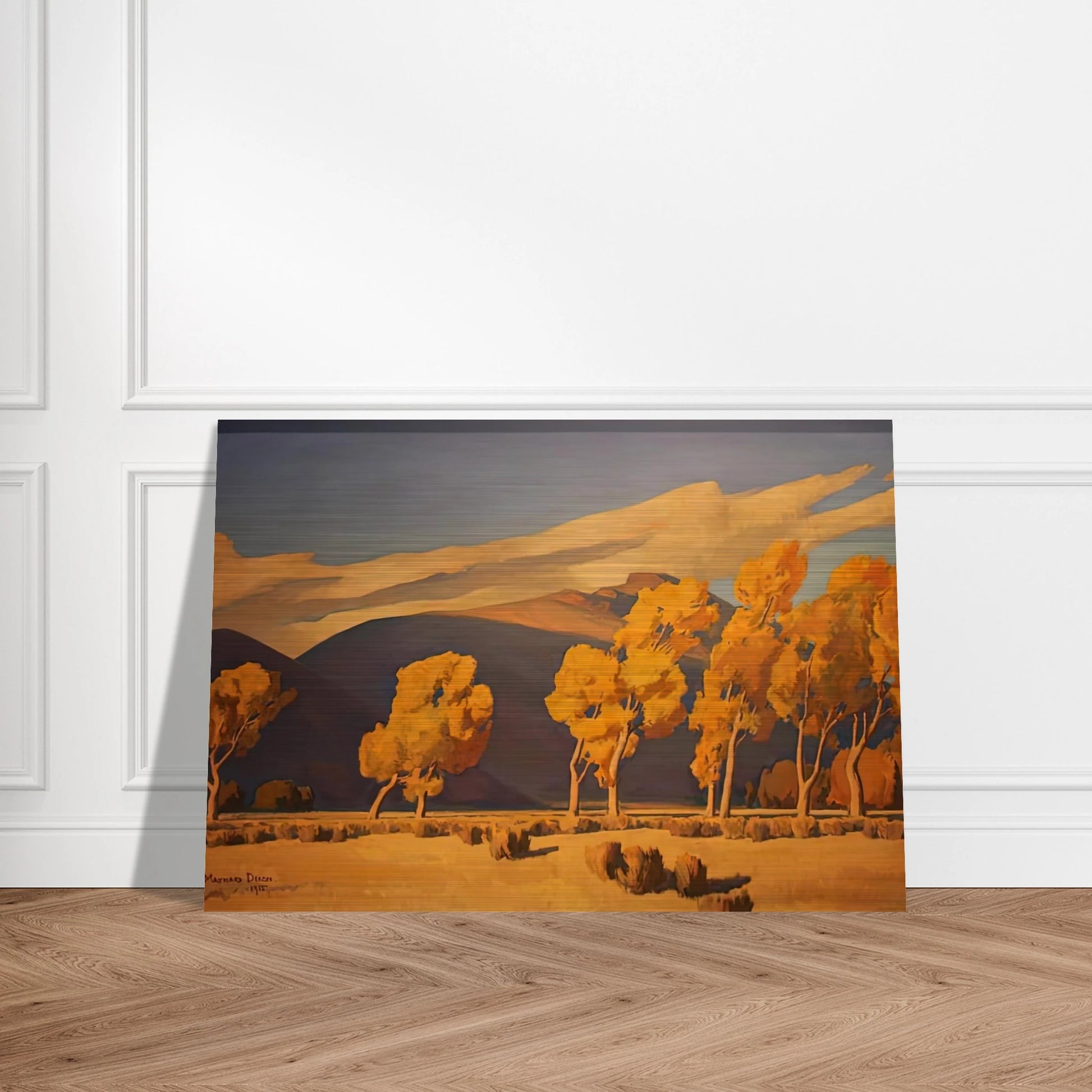 NOVEMBER IN NEVADA 1935 - Maynard Dixon Brushed Aluminum Print - 70x100 cm / 28x40 inches | Maynard Dixon Aluminum Print | Maynard Dixon Prints