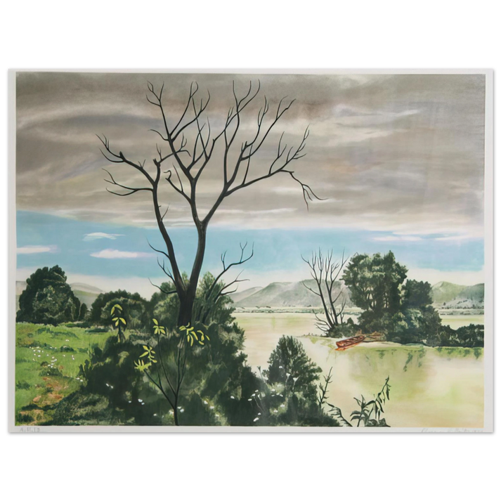Clarence Holbrook Carter - Untitled - Early Spring Landscape - 1979  75x100 cm / 30x40inches Fine Art Poster