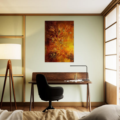 PLANT 1960 - Remedios Varo Brushed Aluminum Print - 70x100 cm / 28x40 inches | Remedios Varo Aluminum Print | Remedios Varo Prints