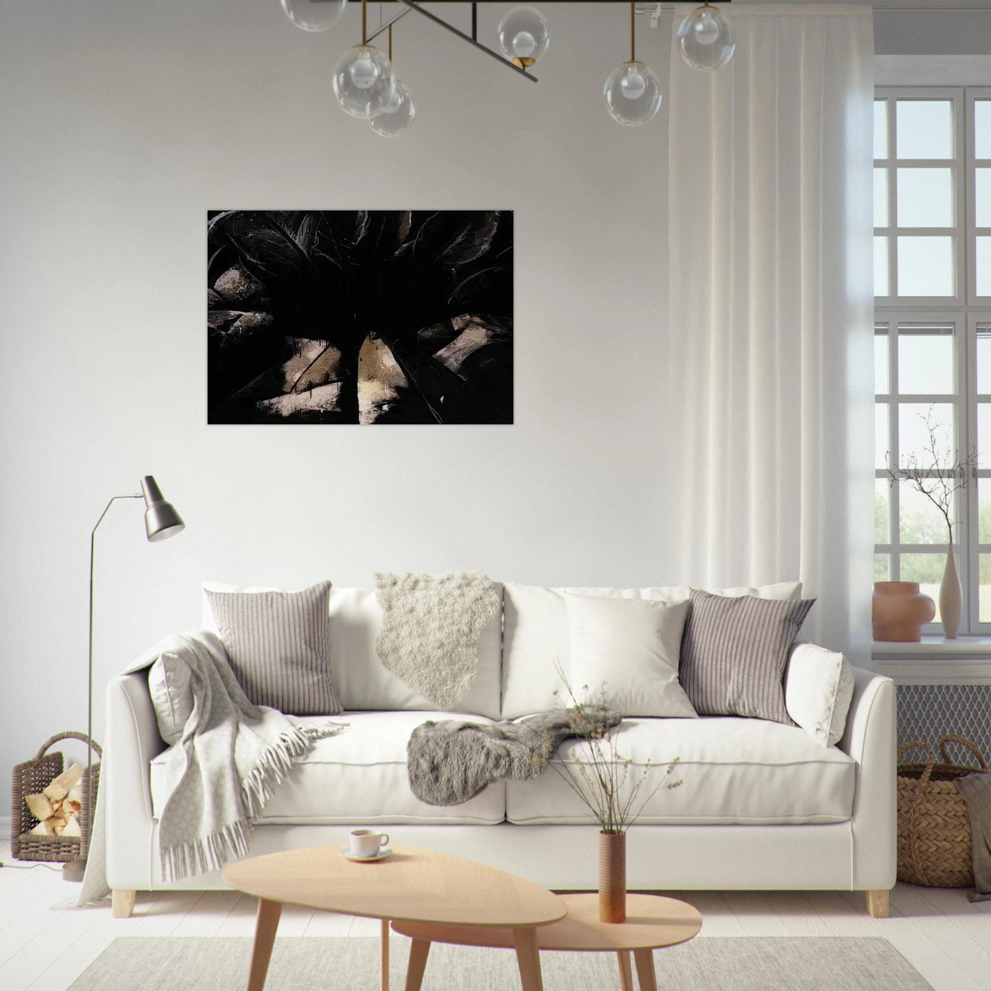 Jay DeFeo/BIG/Cabbage Rose - Jay DeFeo Brushed Aluminum Print - 70x100 cm / 28x40 inches | Jay DeFeo Aluminum Print | Jay DeFeo Prints