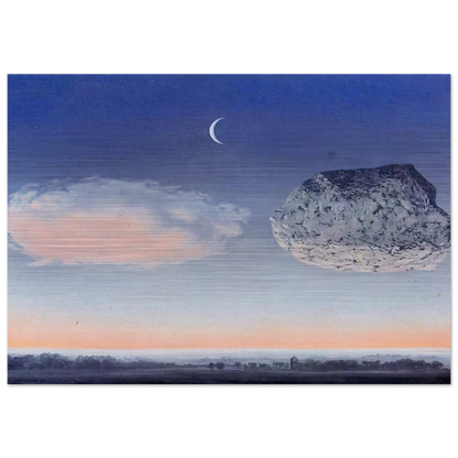 THE BATTLE OF THE ARGONNE 1959 - Rene Magritte Brushed Aluminum Print - 70x100 cm / 28x40 inches | Rene Magritte Aluminum Print | Rene Magritte Prints