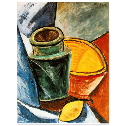 Pablo Picasso - Still life with lemons  75x100 cm / 30x40inches Fine Art Poster