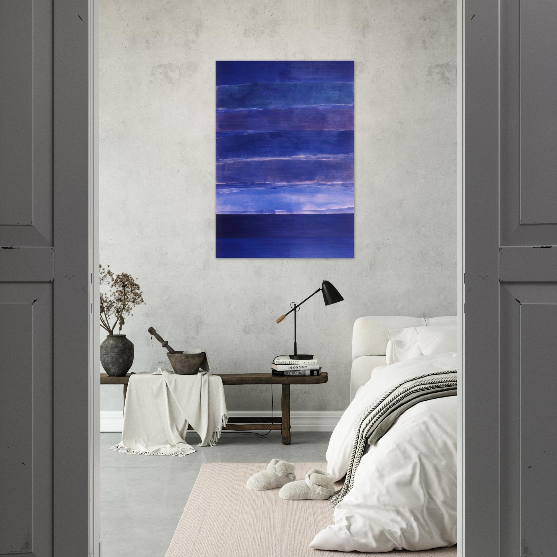 Ocean Love - 1981 - Ronnie Landfield Brushed Aluminum Print - 70x100 cm / 28x40 inches | Ronnie Landfield Aluminum Print | Ronnie Landfield Prints