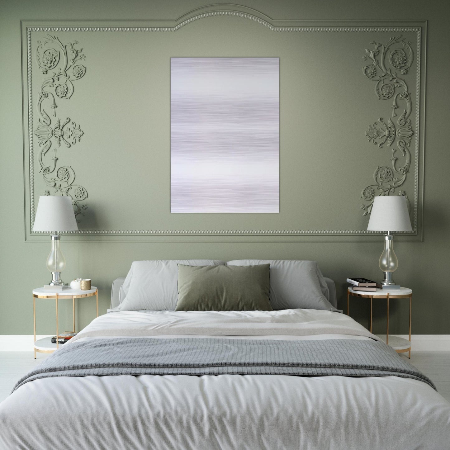The Big N - Al Held Brushed Aluminum Print - 70x100 cm / 28x40 inches | Al Held Aluminum Print | Al Held Prints