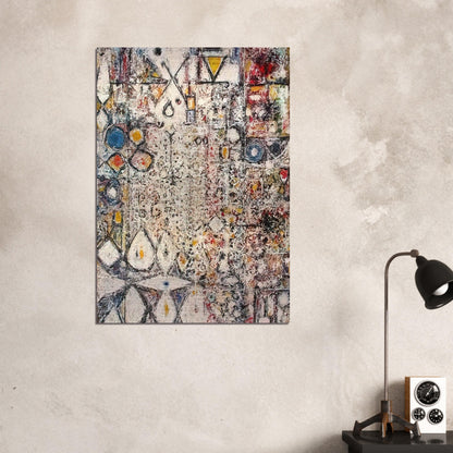 White Gothic #3 - 1957 - Richard Pousette-Dart Brushed Aluminum Print - 70x100 cm / 28x40 inches | Richard Pousette-Dart Aluminum Print | Richard Pousette-Dart Prints