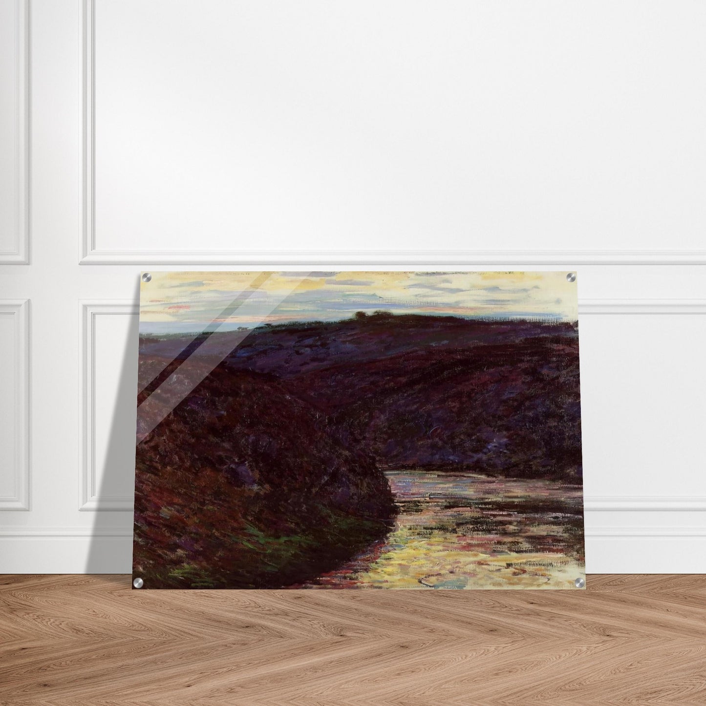 Valley of the Creuse - claude monet Acrylic Print - 70x100 cm / 28x40″ inches