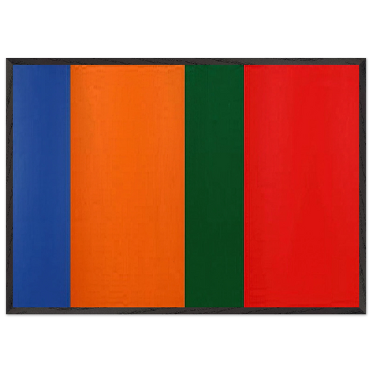 Testament - 1964 - Jeremy Moon 70x100 cm / 28x40 inches Framed Art Print – Black Wooden Frame