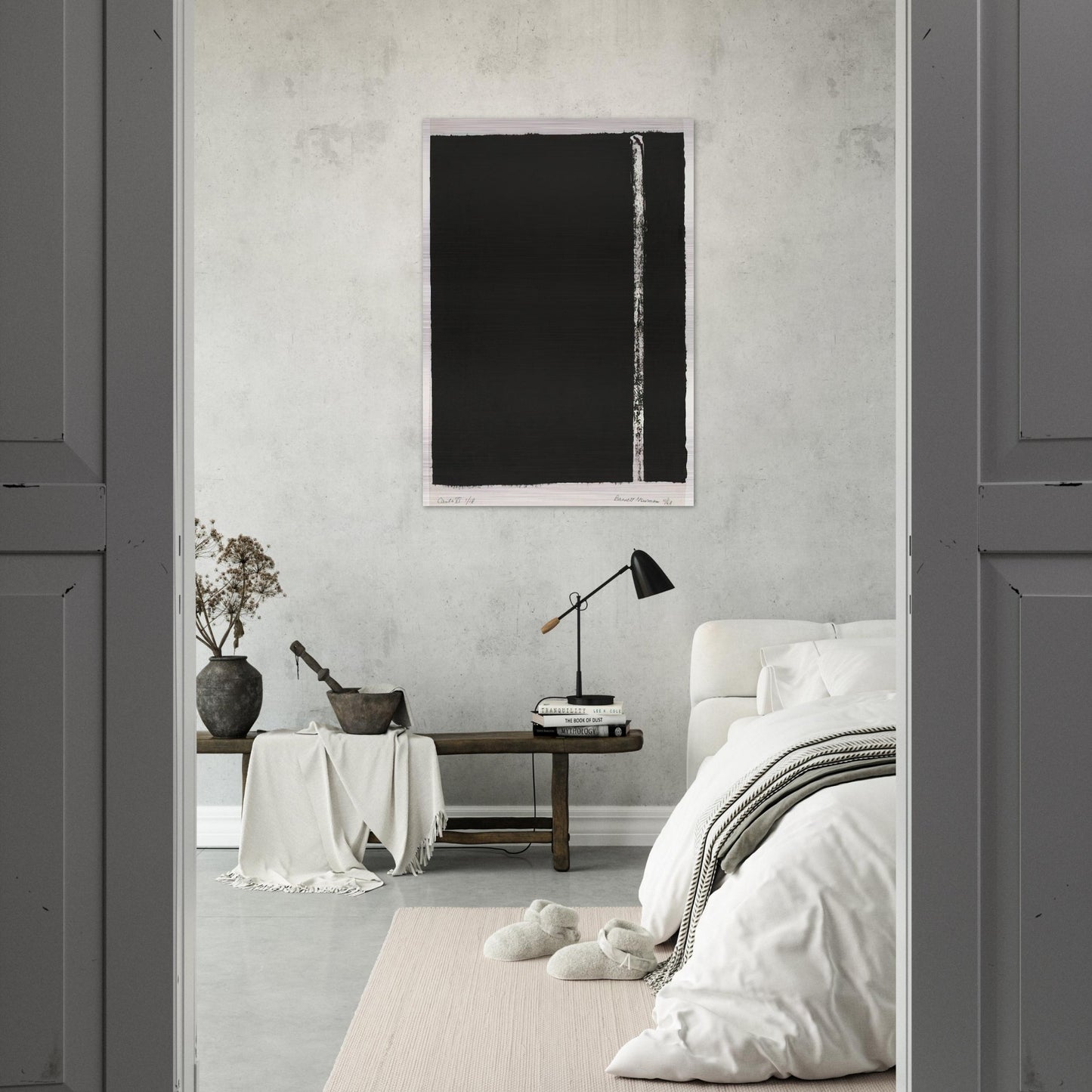 Canto VI - Barnett Newman Brushed Aluminum Print - 70x100 cm / 28x40 inches | Barnett Newman Aluminum Print | Barnett Newman Prints