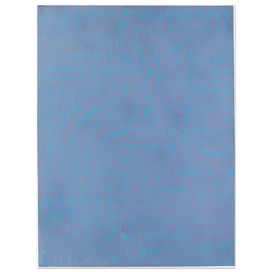 Carla Accardi - Azzurro turchese - 1964  75x100 cm / 30x40inches Fine Art Poster