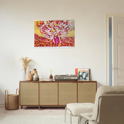 Utah, the Pregnant Tree - 1975 - Ronnie Landfield Brushed Aluminum Print - 70x100 cm / 28x40 inches | Ronnie Landfield Aluminum Print | Ronnie Landfield Prints