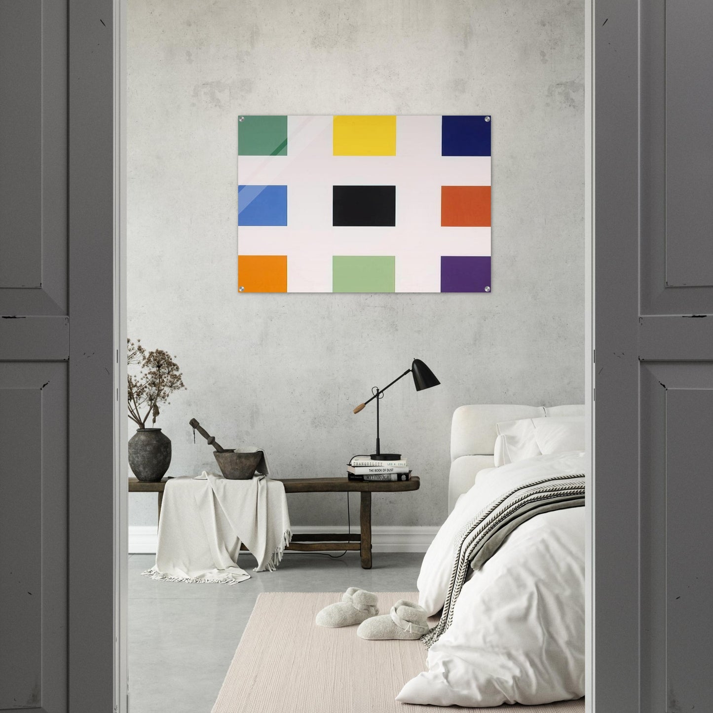 Nine Squares - Ellsworth Kelly Acrylic Print - 70x100 cm / 28x40″ inches