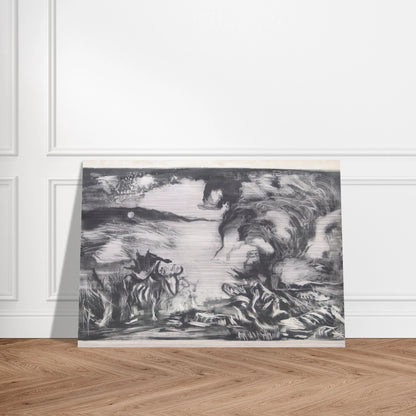 LANDSCAPE WITH STEER 1937 1 - Jackson Pollock Brushed Aluminum Print - 70x100 cm / 28x40 inches | Jackson Pollock Aluminum Print | Jackson Pollock Prints