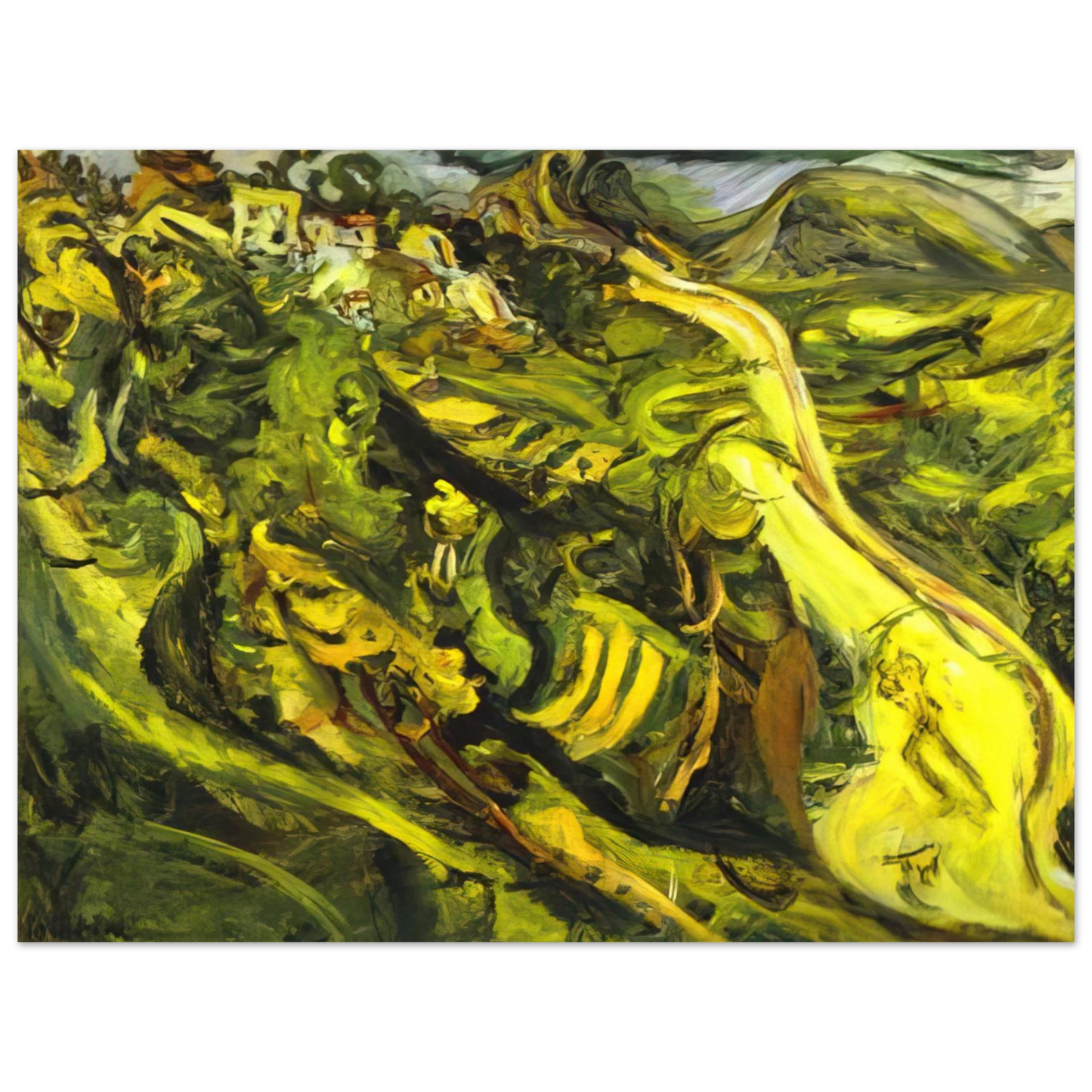 Chaim Soutine - ROAD AT CAGNES  75x100 cm / 30x40inches Fine Art Poster