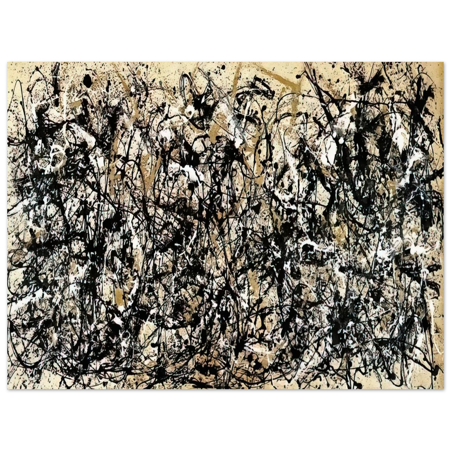Jackson Pollock - NOT_DETECTED_185311  75x100 cm / 30x40inches Fine Art Poster