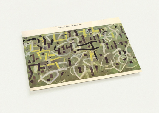 Number 9. In Praise of Gertrude Stein - 1950 By Bradley Walker Tomlin Pack of 10 Post Cards | Bradley Walker Tomlin Post Cards | A6 (10.5 x 14.8 cm) - 4.1 x 5.8 inches