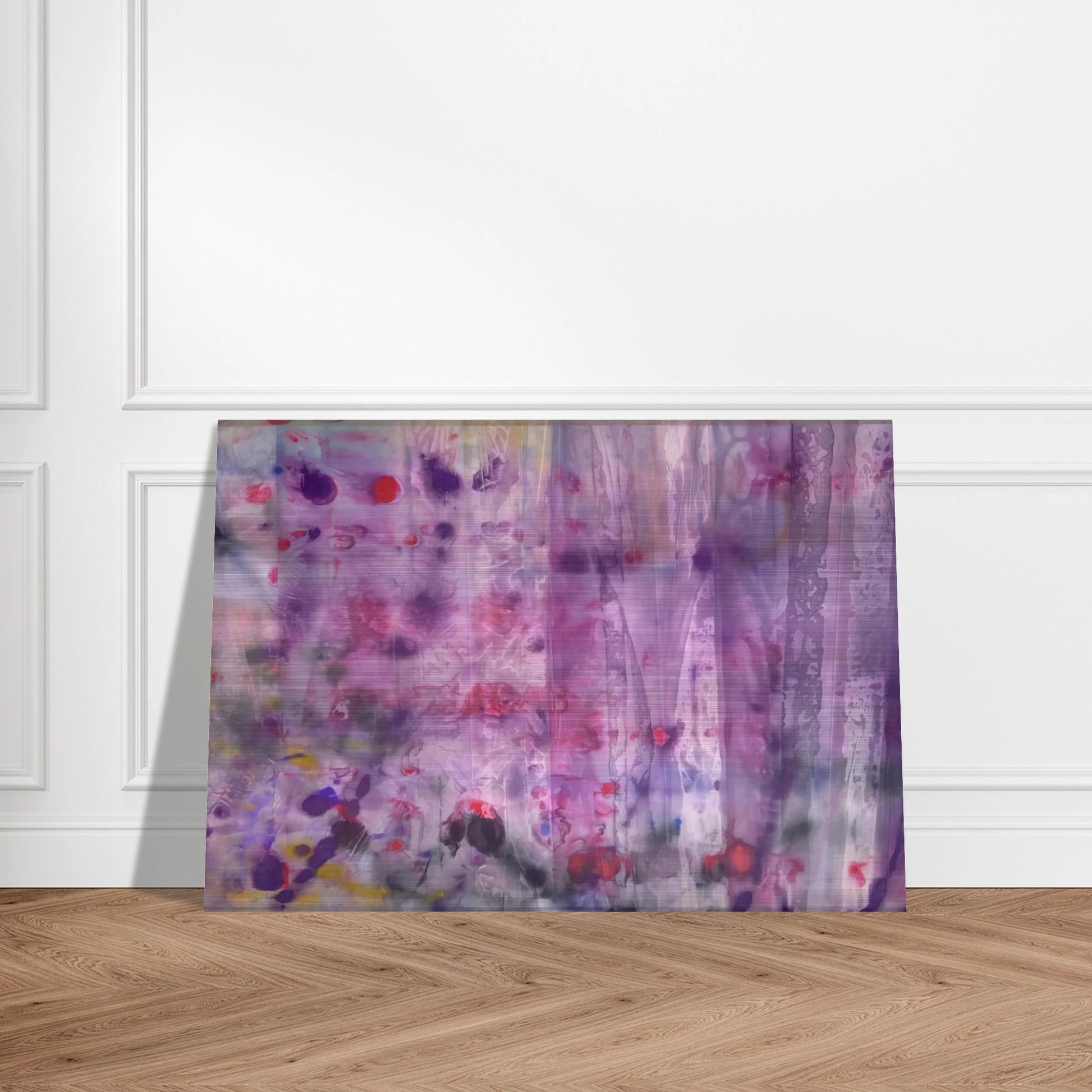 April 4 - Sam Gilliam Brushed Aluminum Print - 70x100 cm / 28x40 inches | Sam Gilliam Aluminum Print | Sam Gilliam Prints